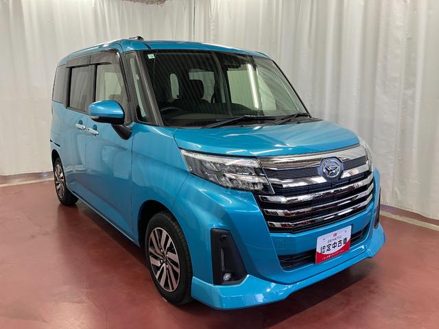 トールカスタムＧひょう害車　元試乗車　盗難防止システム　誤発進抑制機能　電動格納ミラー　エコアイドル　両席エアバック　ＬＥＤランプ　キーフリー　アルミホイール　エアバック　両側自動ドア　ワンオーナー　オートハイビーム（長崎県）の中古車