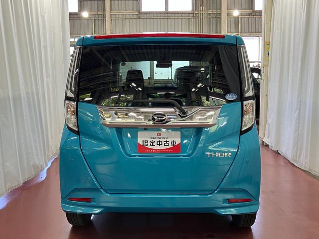 トールカスタムＧひょう害車　元試乗車　盗難防止システム　誤発進抑制機能　電動格納ミラー　エコアイドル　両席エアバック　ＬＥＤランプ　キーフリー　アルミホイール　エアバック　両側自動ドア　ワンオーナー　オートハイビーム（長崎県）の中古車