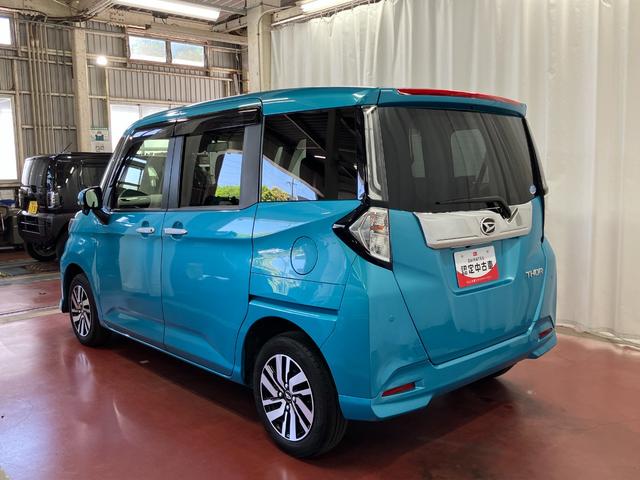トールカスタムＧひょう害車　元試乗車　盗難防止システム　誤発進抑制機能　電動格納ミラー　エコアイドル　両席エアバック　ＬＥＤランプ　キーフリー　アルミホイール　エアバック　両側自動ドア　ワンオーナー　オートハイビーム（長崎県）の中古車