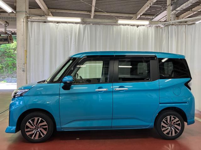 トールカスタムＧひょう害車　元試乗車　盗難防止システム　誤発進抑制機能　電動格納ミラー　エコアイドル　両席エアバック　ＬＥＤランプ　キーフリー　アルミホイール　エアバック　両側自動ドア　ワンオーナー　オートハイビーム（長崎県）の中古車