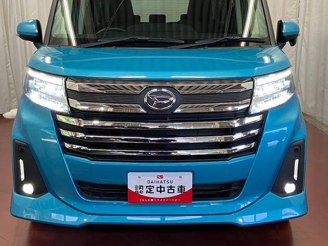 トールカスタムＧひょう害車　元試乗車　盗難防止システム　誤発進抑制機能　電動格納ミラー　エコアイドル　両席エアバック　ＬＥＤランプ　キーフリー　アルミホイール　エアバック　両側自動ドア　ワンオーナー　オートハイビーム（長崎県）の中古車