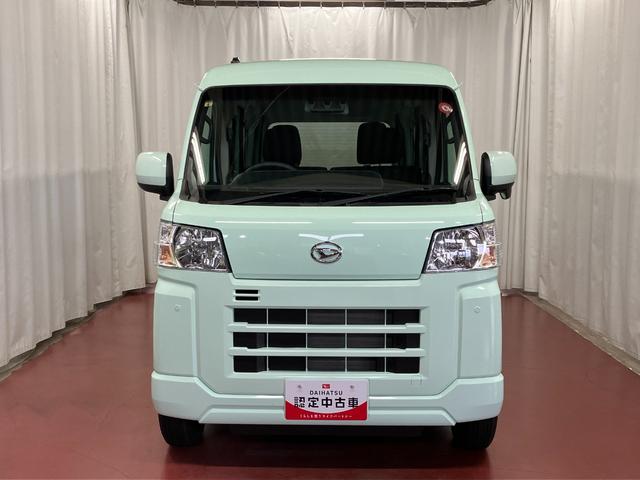 ハイゼットカーゴクルーズひょう害車　元試乗車　レーンキープアシスト　エアバッグ　電動格納式ドアミラー　衝突被害軽減装置　ハイビームアシスト　安全ボディ　スマートキー　オートライト　アイドリングストップ　盗難防止システム（長崎県）の中古車