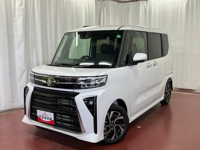 タントカスタムＸひょう害車　届出済未使用車　展示車　アイドリングストップ　両パワースライドドア　シートヒーター付き　スマートキー＆プッシュスタート　ハイビームアシスト　禁煙　オートライト　レーンキープ　盗難防止装置（長崎県）の中古車