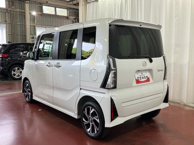 タントカスタムＸひょう害車　届出済未使用車　展示車　アイドリングストップ　両パワースライドドア　シートヒーター付き　スマートキー＆プッシュスタート　ハイビームアシスト　禁煙　オートライト　レーンキープ　盗難防止装置（長崎県）の中古車