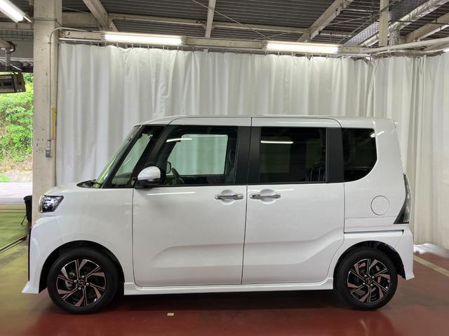 タントカスタムＸひょう害車　届出済未使用車　展示車　アイドリングストップ　両パワースライドドア　シートヒーター付き　スマートキー＆プッシュスタート　ハイビームアシスト　禁煙　オートライト　レーンキープ　盗難防止装置（長崎県）の中古車