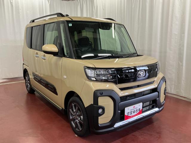 タントファンクロス届出済未使用車　展示車　アイドリングストップ車　レーダーブレーキ　１オーナー　両側オートスライドドア　オートハイビーム　車線逸脱警報　シートヒーター　禁煙車　イモビライザー　ＬＥＤライト　スマートキー（長崎県）の中古車