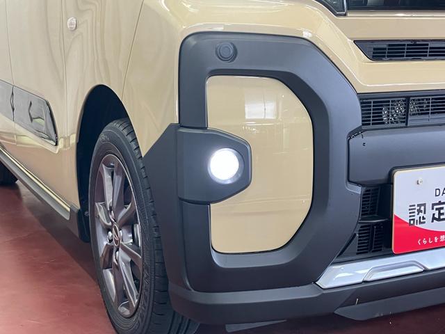 タントファンクロス届出済未使用車　展示車　アイドリングストップ車　レーダーブレーキ　１オーナー　両側オートスライドドア　オートハイビーム　車線逸脱警報　シートヒーター　禁煙車　イモビライザー　ＬＥＤライト　スマートキー（長崎県）の中古車