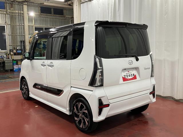 タントカスタムＸセレクション下取車　メモリーナビ　バックカメラ　ドラレコ　ＴＶ　衝突被害軽減ブレーキ　ＬＥＤランプ　スマートキー　アイドリングストップ　シートヒーター　ベンチシート　車線逸脱警報　オートライト　ＤＶＤ（長崎県）の中古車