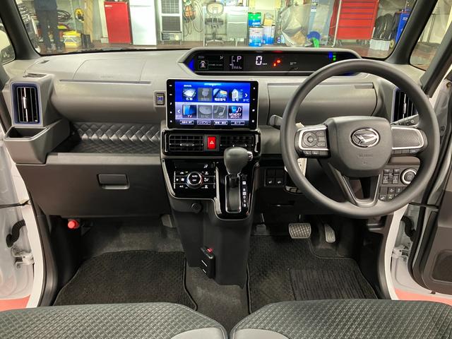 タントカスタムＸセレクション下取車　メモリーナビ　バックカメラ　ドラレコ　ＴＶ　衝突被害軽減ブレーキ　ＬＥＤランプ　スマートキー　アイドリングストップ　シートヒーター　ベンチシート　車線逸脱警報　オートライト　ＤＶＤ（長崎県）の中古車
