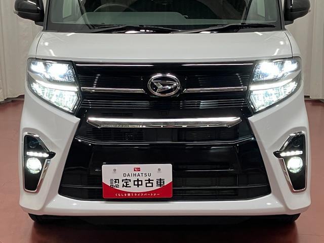 タントカスタムＸセレクション下取車　メモリーナビ　バックカメラ　ドラレコ　ＴＶ　衝突被害軽減ブレーキ　ＬＥＤランプ　スマートキー　アイドリングストップ　シートヒーター　ベンチシート　車線逸脱警報　オートライト　ＤＶＤ（長崎県）の中古車