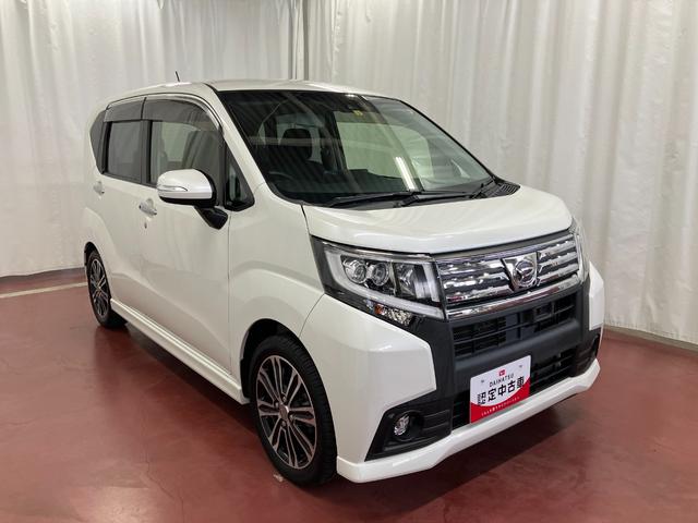 ムーヴカスタム　ＲＳ　ＳＡII下取車　ＳＤナビ　バックカメラ　ＴＶ　ＤＶＤ　ＥＴＣ　スマートキー　プッシュスタート　ターボ車　電動格納式ドアミラー　盗難防止システム　ＡＢＳ　ＬＥＤヘッドランプ　アイドリングストップ　オートライト（長崎県）の中古車