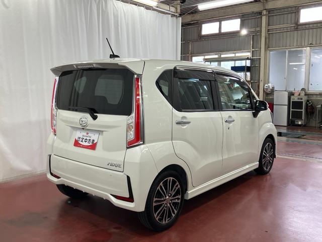 ムーヴカスタム　ＲＳ　ＳＡII下取車　ＳＤナビ　バックカメラ　ＴＶ　ＤＶＤ　ＥＴＣ　スマートキー　プッシュスタート　ターボ車　電動格納式ドアミラー　盗難防止システム　ＡＢＳ　ＬＥＤヘッドランプ　アイドリングストップ　オートライト（長崎県）の中古車