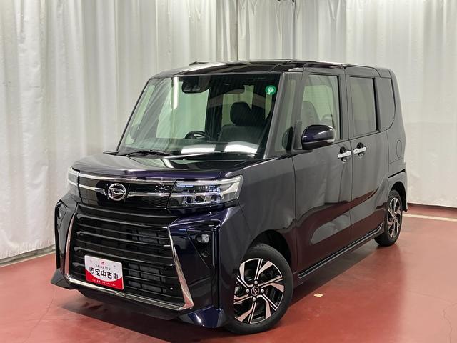 タントカスタムＸディスプレイオーディオ　踏み間違い防止　アイドリングストップ　バックカメラ付　両側パワースライドドア　ブルートゥース　シートヒーター付き　スマートキー＆プッシュスタート　オートライト　ＴＶ（長崎県）の中古車