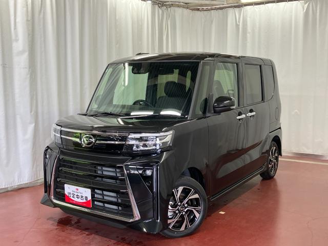 タントカスタムＸひょう害車　元展示車　衝突被害軽減システム　アイドリングストップ　スマートキー　両側パワースライドドア　シートヒーター　プッシュスタート　オートハイビーム　オートライト　レーンキープ　盗難防止装置（長崎県）の中古車