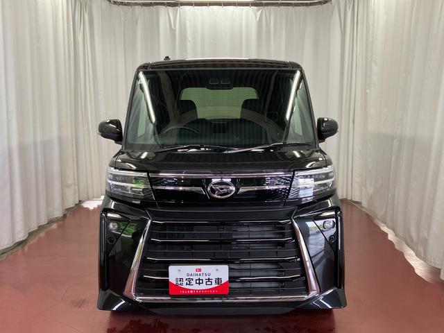タントカスタムＸひょう害車　元展示車　衝突被害軽減システム　アイドリングストップ　スマートキー　両側パワースライドドア　シートヒーター　プッシュスタート　オートハイビーム　オートライト　レーンキープ　盗難防止装置（長崎県）の中古車