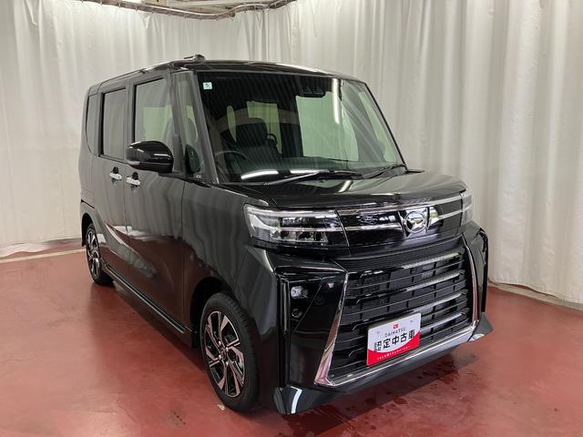 タントカスタムＸひょう害車　元展示車　衝突被害軽減システム　アイドリングストップ　スマートキー　両側パワースライドドア　シートヒーター　プッシュスタート　オートハイビーム　オートライト　レーンキープ　盗難防止装置（長崎県）の中古車
