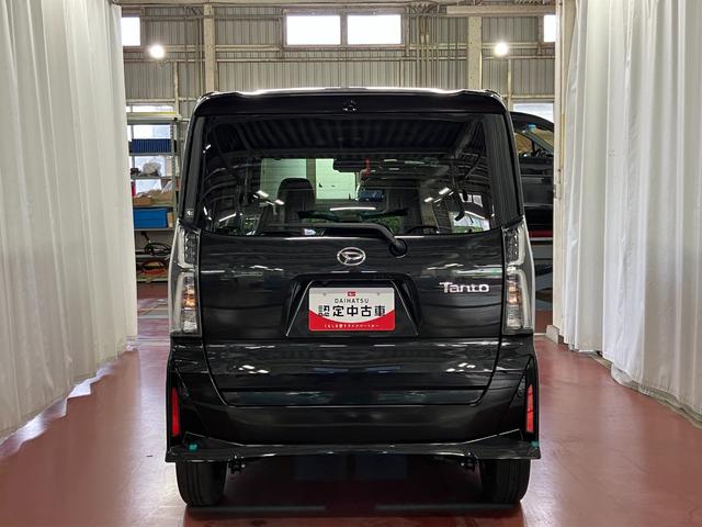 タントカスタムＸひょう害車　元展示車　衝突被害軽減システム　アイドリングストップ　スマートキー　両側パワースライドドア　シートヒーター　プッシュスタート　オートハイビーム　オートライト　レーンキープ　盗難防止装置（長崎県）の中古車