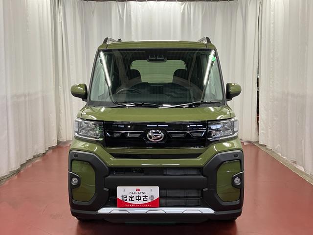 タントファンクロス届出済未使用車　元展示車　アイドリングストップ　衝突被害軽減システム　１オーナー　オートハイビーム　両側電動スライドドア　車線逸脱警報　シートヒーター　禁煙　ＬＥＤヘッドランプ　スマートキ−　記録簿（長崎県）の中古車