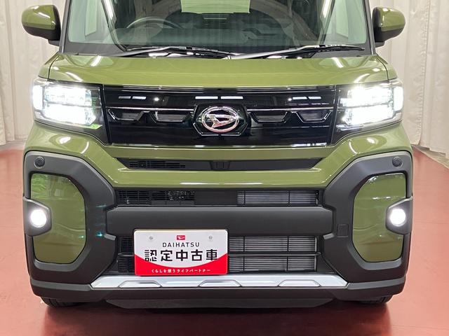 タントファンクロス届出済未使用車　元展示車　アイドリングストップ　衝突被害軽減システム　１オーナー　オートハイビーム　両側電動スライドドア　車線逸脱警報　シートヒーター　禁煙　ＬＥＤヘッドランプ　スマートキ−　記録簿（長崎県）の中古車