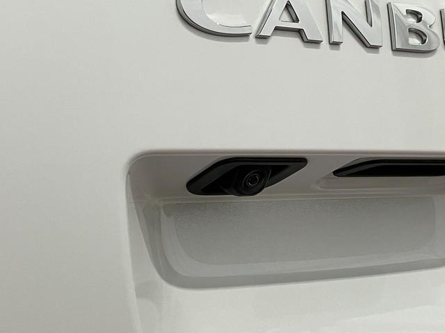 ムーヴキャンバスストライプスＧ届出済未使用車　元展示車　衝突被害軽減システム　アイドリングストップ　禁煙　電動格納式ドアミラー　ＬＥＤライト　イモビライザー　車線逸脱警告　シートヒーター　スマートキー　ベンチシート　オートライト（長崎県）の中古車