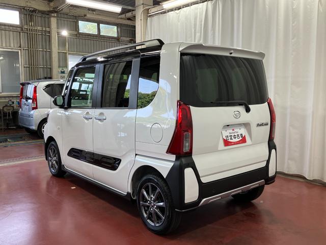 タントファンクロス届出済未使用車　元展示車　アイドリングストップ　衝突被害軽減システム　オートハイビーム　両側電動スライドドア　車線逸脱警報　シートヒーター　禁煙　セキュリティアラーム　ＬＥＤヘッドランプ　スマートキ−（長崎県）の中古車