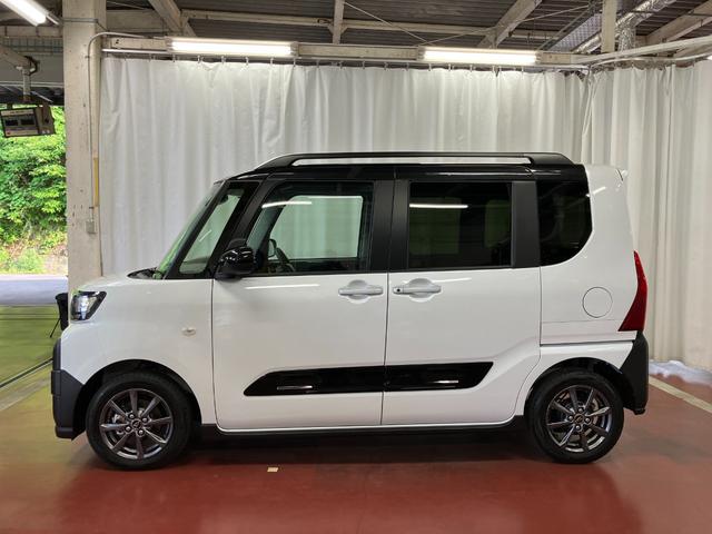 タントファンクロス届出済未使用車　元展示車　アイドリングストップ　衝突被害軽減システム　オートハイビーム　両側電動スライドドア　車線逸脱警報　シートヒーター　禁煙　セキュリティアラーム　ＬＥＤヘッドランプ　スマートキ−（長崎県）の中古車