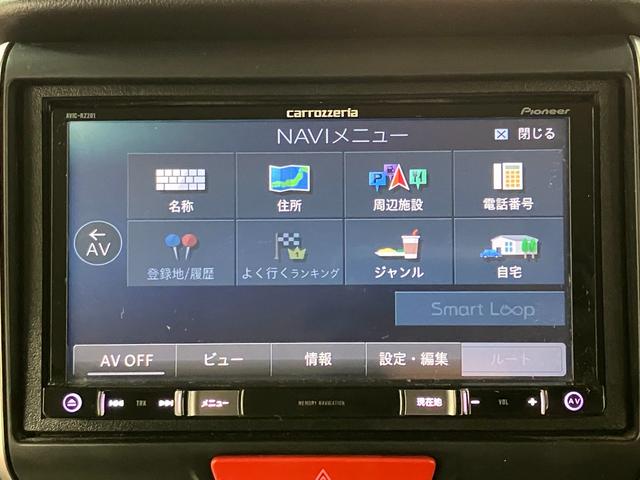 Ｎ−ＢＯＸカスタムＧ・Ｌパッケージ下取車　ナビ　バックカメラ　ＴＶ　アイドリングストップ　オートライト　スマートキー　ＤＶＤ　衝突安全ボディ　運転席エアバッグ　助手席エアバッグ　両側スライド片側電動ドア　ＡＢＳ　ＥＴＣ（長崎県）の中古車