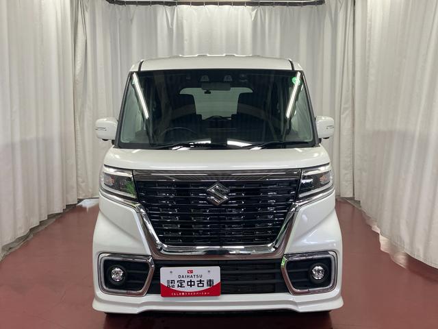 スペーシアカスタムハイブリッドＸＳ下取車　ナビ　ＴＶ　全方位モニター　電動格納式ミラー　ブルートゥース　運転席エアバック　助手席エアバッグ　オートライト　スマ−トキ−　ＬＥＤヘッドランプ　シ−トヒ−タ−　ＤＶＤ　Ｗエアバッグ　ＥＴＣ（長崎県）の中古車