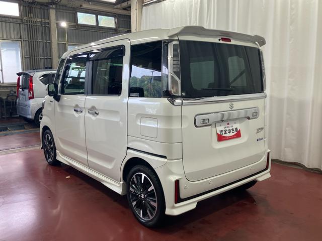 スペーシアカスタムハイブリッドＸＳ下取車　ナビ　ＴＶ　全方位モニター　電動格納式ミラー　ブルートゥース　運転席エアバック　助手席エアバッグ　オートライト　スマ−トキ−　ＬＥＤヘッドランプ　シ−トヒ−タ−　ＤＶＤ　Ｗエアバッグ　ＥＴＣ（長崎県）の中古車