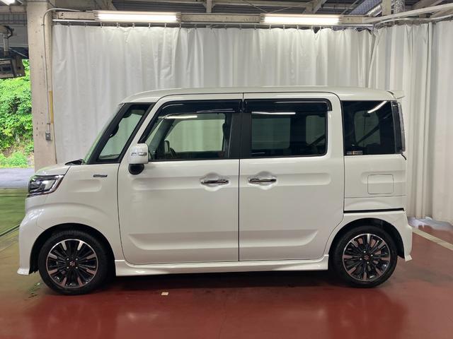 スペーシアカスタムハイブリッドＸＳ下取車　ナビ　ＴＶ　全方位モニター　電動格納式ミラー　ブルートゥース　運転席エアバック　助手席エアバッグ　オートライト　スマ−トキ−　ＬＥＤヘッドランプ　シ−トヒ−タ−　ＤＶＤ　Ｗエアバッグ　ＥＴＣ（長崎県）の中古車