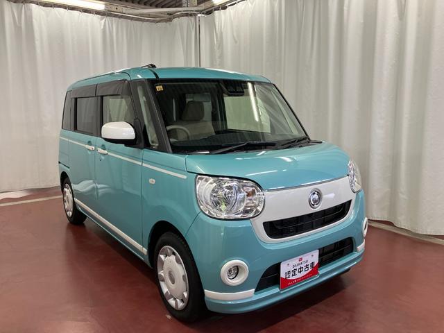 ムーヴキャンバスＸホワイトアクセントリミテッド　ＳＡIII下取車　ＤＶＤオーディオ　全周囲カメラ　衝突被害軽減システム　オートマチックハイビーム　電動格納式ドアミラー　車線逸脱警報　盗難防止　アイドリングストップ　オートライト　ブルートゥース　スマートキー（長崎県）の中古車