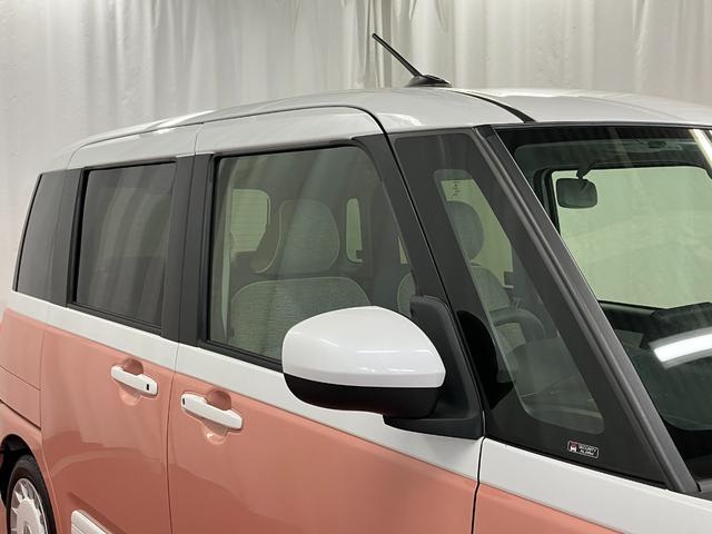 ムーヴキャンバスストライプスＧターボ元試乗車　１オーナー　ターボ車　スマートキー　アダプティブクルーズコントロール　シートヒーター　オートマチックハイビーム　レーンアシスト　ＬＥＤヘッドランプ　両側電動スライドドア　記録簿　盗難防止（長崎県）の中古車