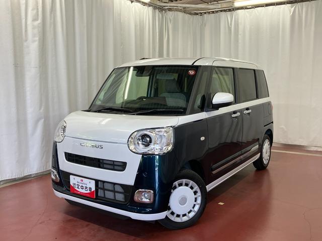 ムーヴキャンバスストライプスＧ　ｅｃｏ　ＩＤＬＥ非装着車１オーナー　ディスプレイオーディオ　バックカメラ　衝突被害軽減システム　アイドリングストップ　ブルートゥース　電動格納式ドアミラー　ＴＶ　ＬＥＤヘッドランプ　車線逸脱警告　シートヒーター　スマートキー（長崎県）の中古車