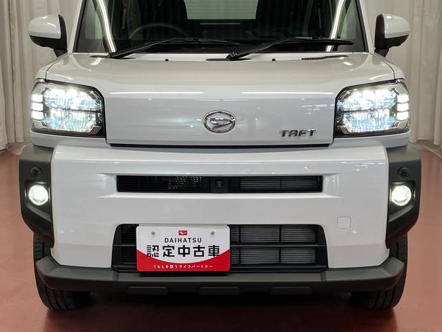 タフトＧ届出済未使用車　元展示車　衝突被害軽減システム　車線逸脱防止　電動格納式ドアミラー　盗難防止システム　シートヒーター　オートマチックハイビーム　スマートキー　アイドリングストップ　ＬＥＤヘッドランプ（長崎県）の中古車