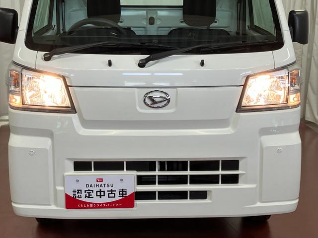 ハイゼットトラックスタンダード　農用スペシャル届出済未使用車　元展示車　４ＷＤ　マニュアル車　車線逸脱警報装置　衝突被害軽減システム　オートハイビーム　横滑り防止　オートライト　エアコン　運転席エアバッグ　パワーステアリング　アイドリングストップ（長崎県）の中古車