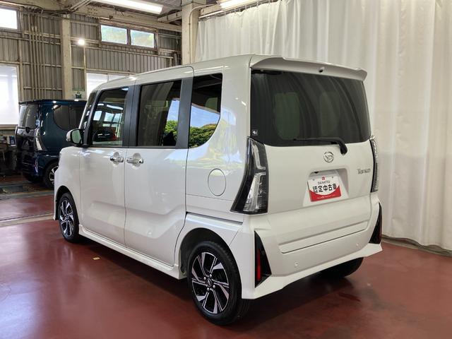 タントカスタムＸ届出済未使用車　元展示車　衝突被害軽減システム　アイドリングストップ　両側電動スライドドア　シートヒーター　電動格納式ドアミラー　禁煙　車線逸脱警報装置　スマートキ−　ＬＥＤヘッドランプ　オートライト（長崎県）の中古車