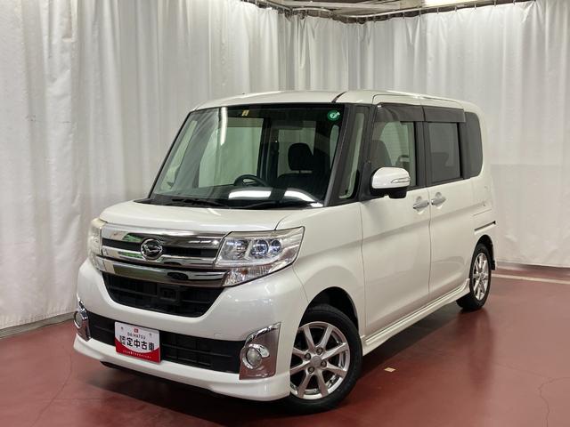タントカスタムＸ　ＳＡ下取車　ナビ　ＴＶ　バックカメラ　後席モニター　ＥＴＣ　両側電動スライドドア　ブルートゥース　盗難防止　運転席エアバッグ　助手席エアバッグ　スマートキー　ＬＥＤヘッドランプ　アルミホイール　点検記録簿（長崎県）の中古車
