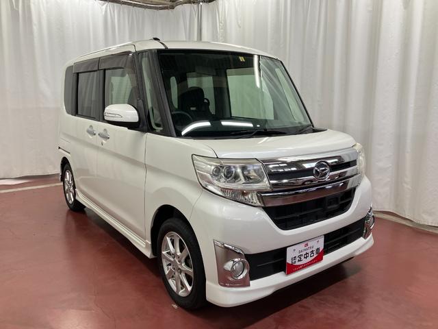 タントカスタムＸ　ＳＡ下取車　ナビ　ＴＶ　バックカメラ　後席モニター　ＥＴＣ　両側電動スライドドア　ブルートゥース　盗難防止　運転席エアバッグ　助手席エアバッグ　スマートキー　ＬＥＤヘッドランプ　アルミホイール　点検記録簿（長崎県）の中古車