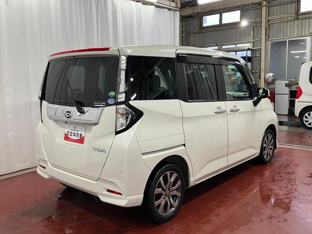 トールカスタムＧ　ターボ　ＳＡIIIひょう害車　下取車　ナビ　バックカメラ　ＴＶ　衝突被害軽減システム　ＬＥＤヘッドランプ　ブルートゥース　クルーズコントロール　オートマチックハイビーム　オートライト　アイドリングストップ　ドラレコ（長崎県）の中古車