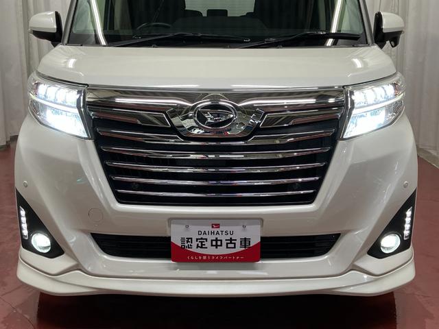 トールカスタムＧ　ターボ　ＳＡIIIひょう害車　下取車　ナビ　バックカメラ　ＴＶ　衝突被害軽減システム　ＬＥＤヘッドランプ　ブルートゥース　クルーズコントロール　オートマチックハイビーム　オートライト　アイドリングストップ　ドラレコ（長崎県）の中古車