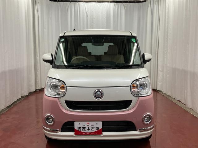 ムーヴキャンバスＧメイクアップＶＳ　ＳＡIIIひょう害車　ナビ　パノラマカメラ　ドラレコ　ＴＶ　ブルートゥース　衝突被害軽減システム　ＬＥＤヘッドランプ　スマートキー　オートマチックハイビーム　シートヒーター　ＥＴＣ　ＤＶＤ　オートライト（長崎県）の中古車