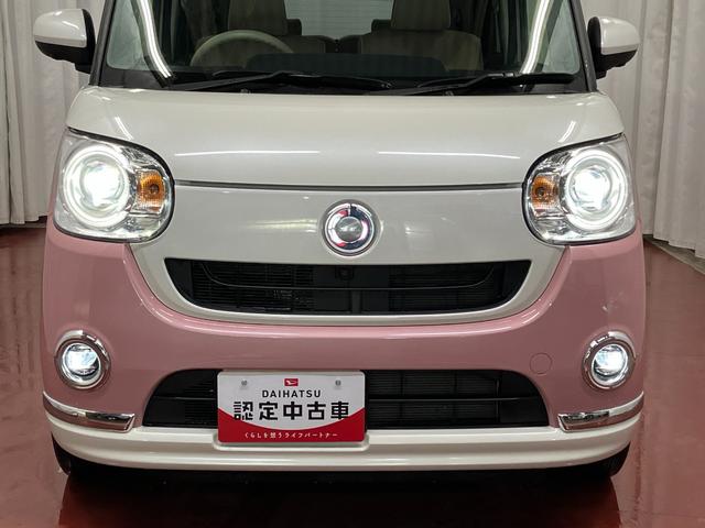 ムーヴキャンバスＧメイクアップＶＳ　ＳＡIIIひょう害車　ナビ　パノラマカメラ　ドラレコ　ＴＶ　ブルートゥース　衝突被害軽減システム　ＬＥＤヘッドランプ　スマートキー　オートマチックハイビーム　シートヒーター　ＥＴＣ　ＤＶＤ　オートライト（長崎県）の中古車