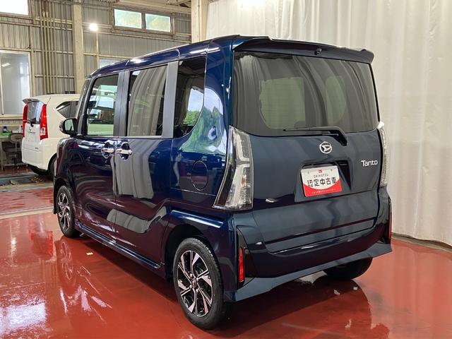 タントカスタムＸ　ｅｃｏＩＤＬＥ非装着車１オーナー　ディスプレイオーディオ　バックカメラ　衝突被害軽減システム　両側電動スライドドア　シートヒーター　オートマチックハイビーム　車線逸脱警報装置　スマートキー　ＬＥＤヘッドランプ　オートライト（長崎県）の中古車