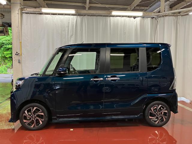 タントカスタムＸ　ｅｃｏＩＤＬＥ非装着車１オーナー　ディスプレイオーディオ　バックカメラ　衝突被害軽減システム　両側電動スライドドア　シートヒーター　オートマチックハイビーム　車線逸脱警報装置　スマートキー　ＬＥＤヘッドランプ　オートライト（長崎県）の中古車