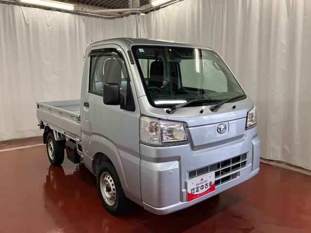 ハイゼットトラックスタンダード１オーナー　４ＷＤ　ＭＴ車　アイドリングストップ　運転席エアバッグ　助手席エアバッグ　横滑り防止装置　オートライト　エアコン　衝突被害軽減システム　パワステ　車線逸脱警報　整備記録簿　ＡＢＳ（長崎県）の中古車
