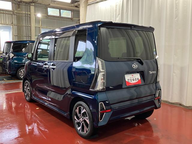 タントカスタムＸセレクション下取車　ナビ　バックカメラ　ドラレコ　ＴＶ　セキュリティアラーム　衝突被害軽減システム　ＬＥＤヘッドランプ　スマートキー　車線逸脱警報　ＥＴＣ　アイドリングストップ　シートヒーター　オートライト（長崎県）の中古車