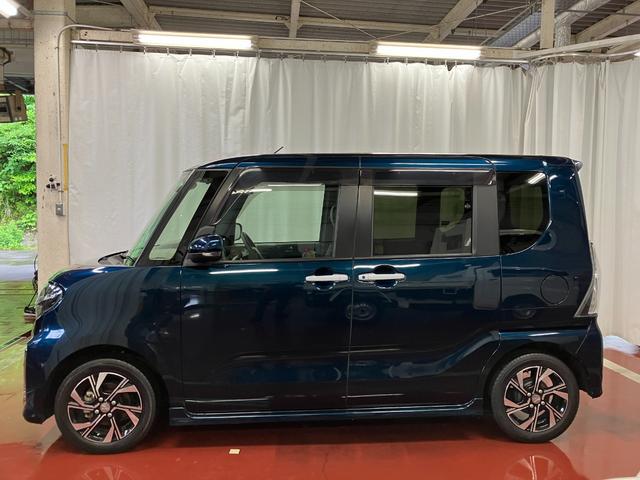 タントカスタムＸセレクション下取車　ナビ　バックカメラ　ドラレコ　ＴＶ　セキュリティアラーム　衝突被害軽減システム　ＬＥＤヘッドランプ　スマートキー　車線逸脱警報　ＥＴＣ　アイドリングストップ　シートヒーター　オートライト（長崎県）の中古車