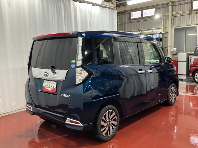 トールカスタムＧ　ＳＡII下取車　ナビ　バックカメラ　衝突被害軽減システム　ブルートゥース　電動格納式ドアミラー　両側電動スライドドア　ＬＥＤヘッドランプ　クルーズコントロール　オートライト　アイドリングストップ　スマートキー（長崎県）の中古車