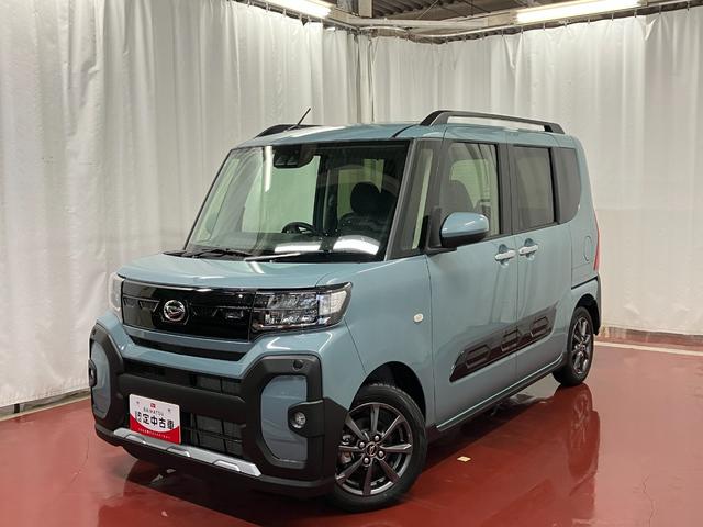 タントファンクロス届出済未使用車　元展示車　アイドリングストップ　衝突被害軽減システム　１オーナー　オートマチックハイビーム　両側電動スライドドア　車線逸脱警報　シートヒーター　ＬＥＤヘッドランプ　スマートキ−　記録簿（長崎県）の中古車