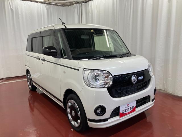 ムーヴキャンバスＧブラックアクセントＶＳ　ＳＡIII下取車　ナビ　全周囲カメラ　ＴＶ　スマートキー　プッシュスタート　衝突被害軽減システム　ブルートゥース　両側電動スライドドア　シートヒーター　ＬＥＤヘッドランプ　オートマチックハイビーム　オートライト（長崎県）の中古車